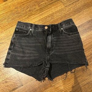 BDG Black Jean Shorts